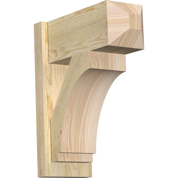Ekena Millwork Imperial Rough Sawn Craftsman Outlooker, Douglas Fir, 8"W x 18"D x 22"H OUT08X18X22IMP04RDF - main